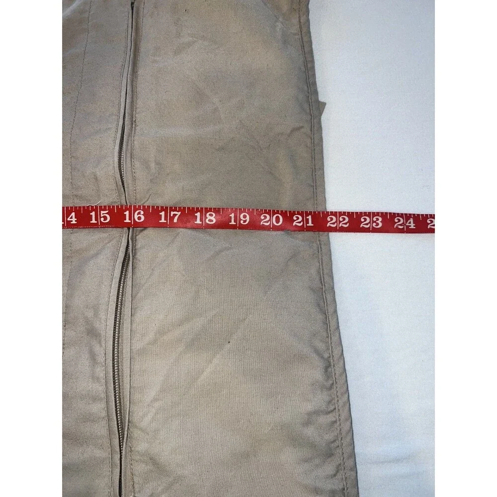 Men's Rio Bravo Vest Utility Fly Fishing Vest Khaki Outdoor Zipper Size L